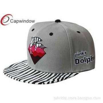 Customized Cotton Snapback Baseball Caps with Blending Fabr